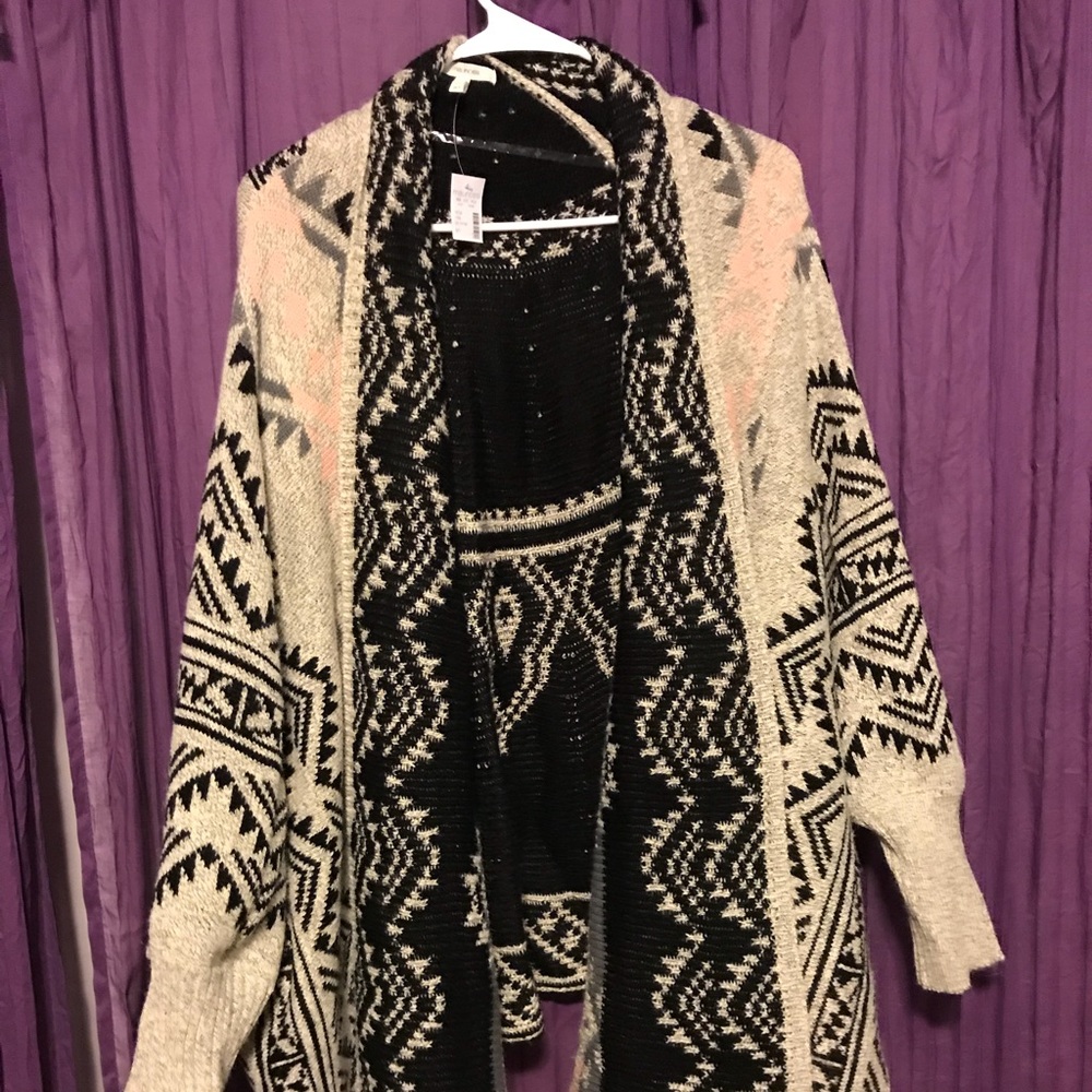 Blanket cardigan